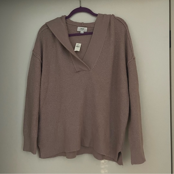 aerie Other - Waffle Knit Sweater - hoodie